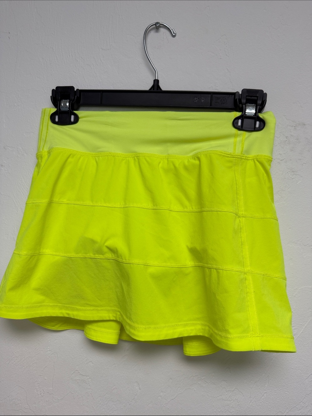 lululemon athletica Neon Lime Flared Skort